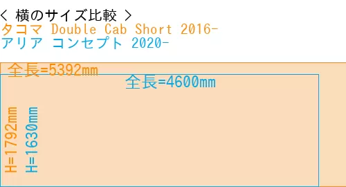 #タコマ Double Cab Short 2016- + アリア コンセプト 2020-